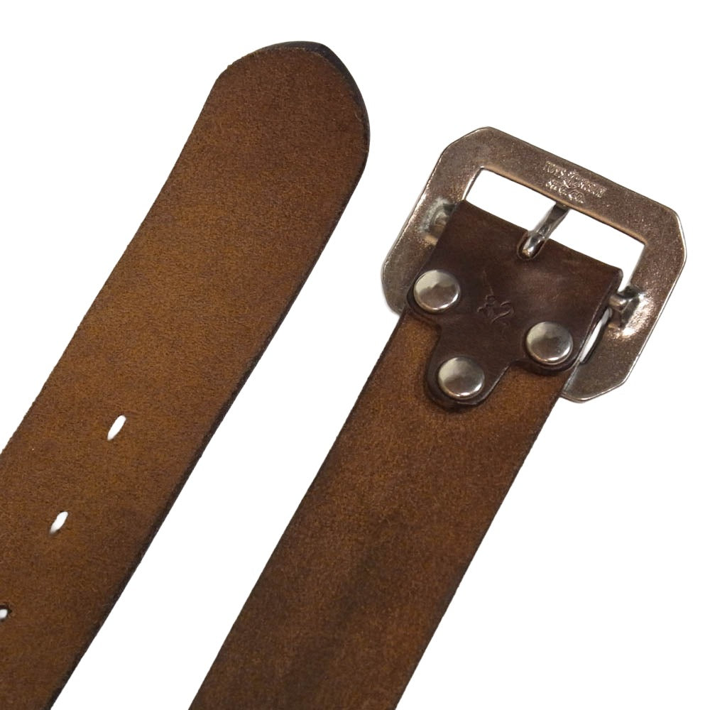 TOY'S McCOY トイズマッコイ Leather Belt レザー ギャリソン ベルト ブラウン系 32【中古】