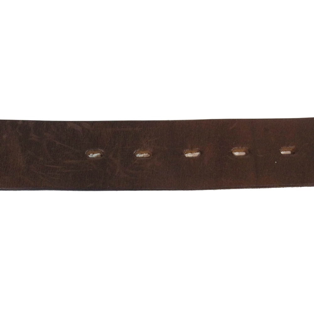 TOY'S McCOY トイズマッコイ Leather Belt レザー ギャリソン ベルト ブラウン系 32【中古】