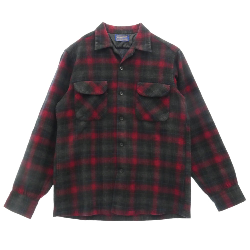 PENDLETON ペンドルトン 50s USA製 ウールチェックシャツ マルチカラー系 M【中古】
