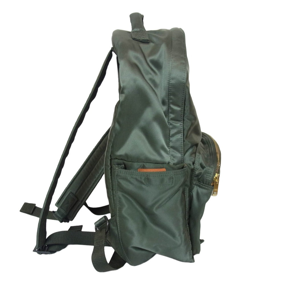 PORTER ポーター 622-79387 TANKER DAYPACK タンカー デイパック バックパック リュック 12L バッグ カーキ系【中古】