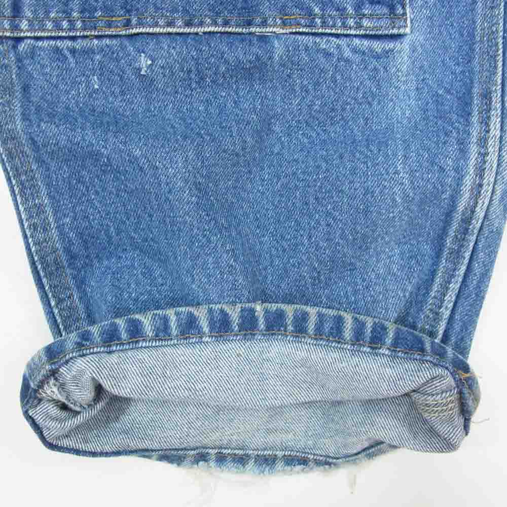 Carhartt カーハート メキシコ製 ダブルニー デニム ペインター パンツ インディゴブルー系 40【中古】