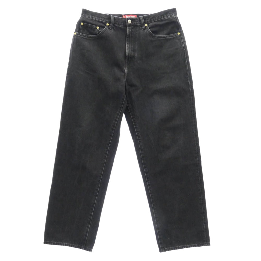 Supreme シュプリーム 25SS Old English Double Knee Painter Pant オールド イングリッシュ ダブル ニー ペインター パンツ ブラック系 32【極上美品】【中古】 Supreme シュプリーム 25SS Old English Double Knee Painter Pant