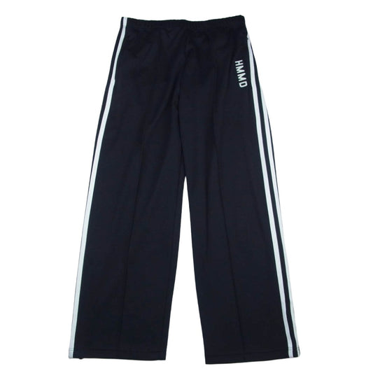 HUMAN MADE ヒューマンメイド HM31PT010 TRACK PANTS サイドライン 裾ジップ トラックパンツ ブラック系 XL【中古】