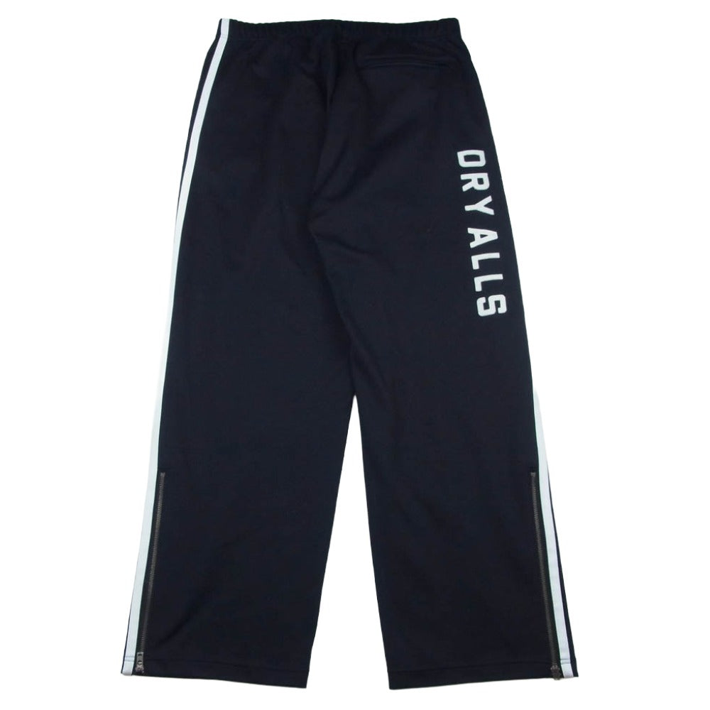 HUMAN MADE ヒューマンメイド HM31PT010 TRACK PANTS サイドライン 裾ジップ トラックパンツ ブラック系 XL【中古】