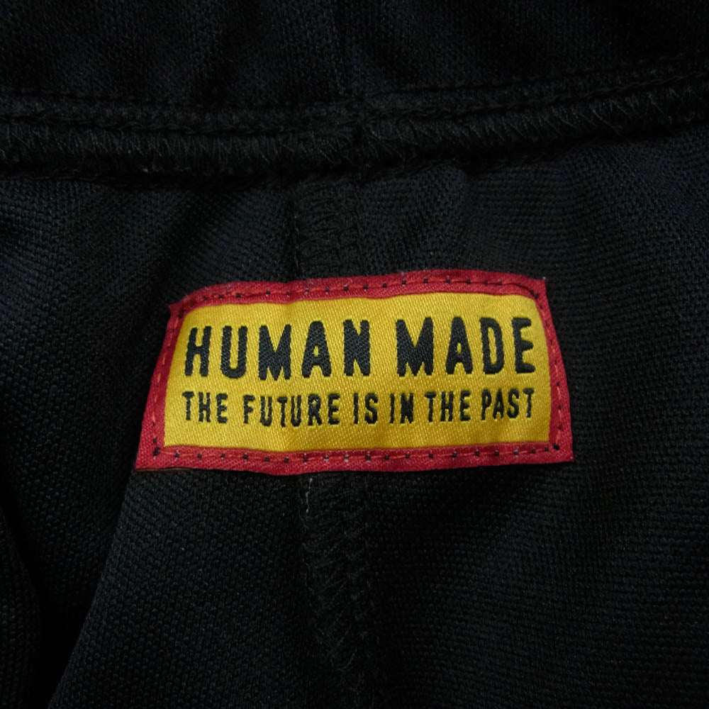 HUMAN MADE ヒューマンメイド HM31PT010 TRACK PANTS サイドライン 裾ジップ トラックパンツ ブラック系 XL【中古】