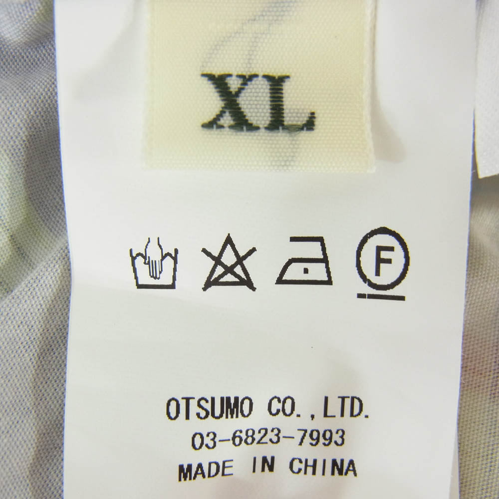 HUMAN MADE ヒューマンメイド PATCHWORK PRINTED SHIRT パッチワーク プリント 半袖 シャツ パープル系 XL【美品】【中古】