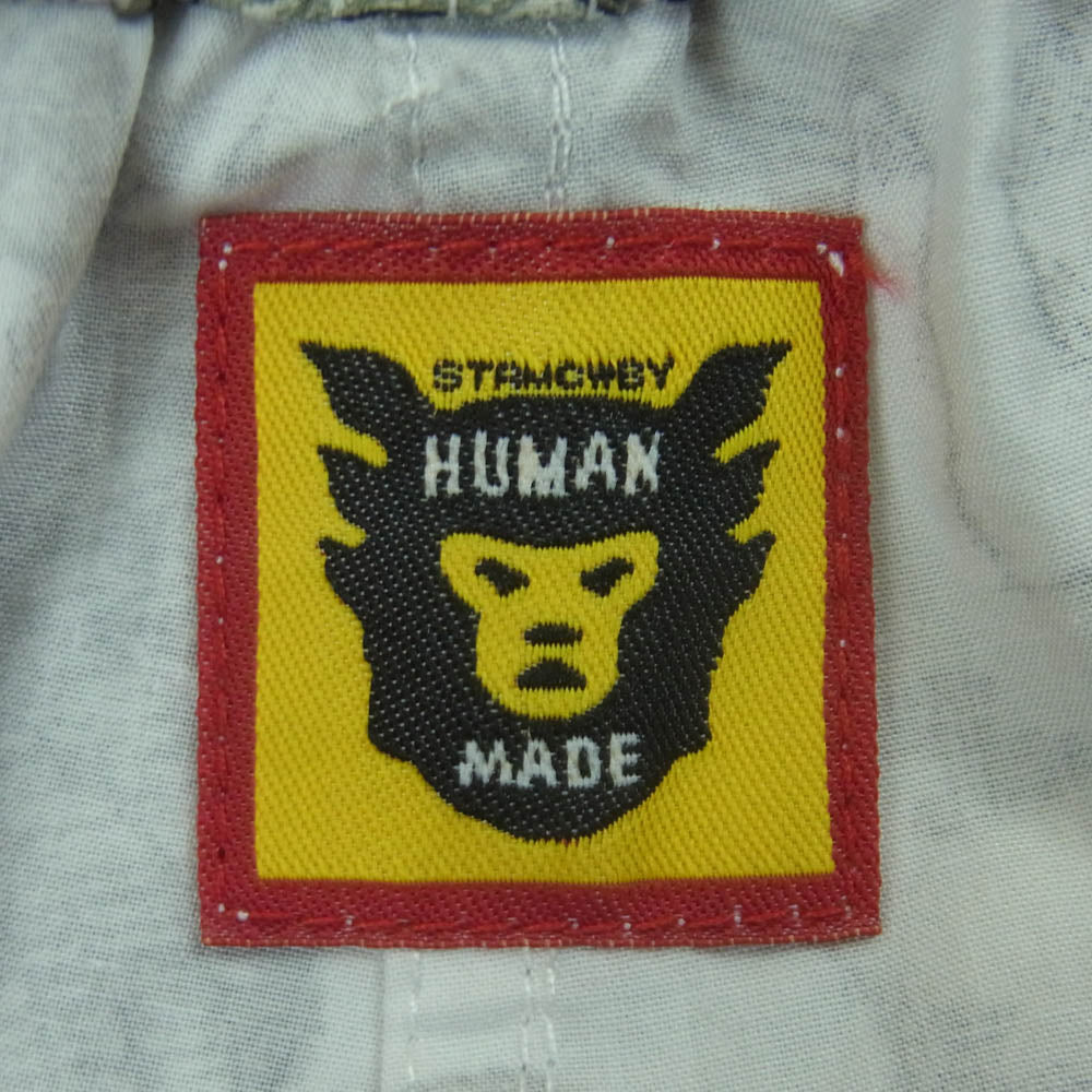 HUMAN MADE ヒューマンメイド 24SS XX27PT007 KAWS カウズ Kaws Made Aloha Shorts アロハ ショーツ ショート ハーフ パンツ ホワイト系 グレー系 グリーン系 XL【美品】【中古】