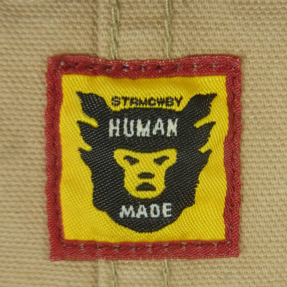 HUMAN MADE ヒューマンメイド 24AW HM28JK013 Washed Duck Coverall Jacket ウォッシュド ダック 刺繍 カバーオール ジャケット ベージュ系 XXL【中古】