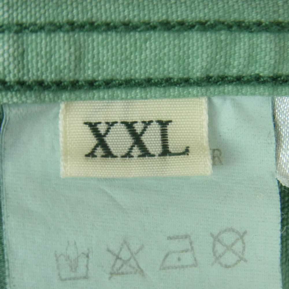 HUMAN MADE ヒューマンメイド GARMENT DYED COVERALL JACKET 刺繍 ガーメントダイ カバーオール ジャケット ライトグリーン系 XXL【中古】
