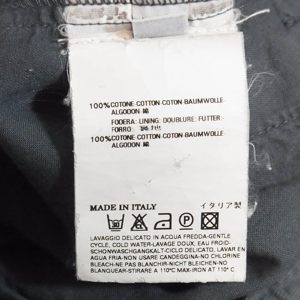 MAISON MARTIN MARGIELA メゾンマルタンマルジェラ ここのえタグ シックス 6ライン コットン パンツ 青緑灰系 38【中古】