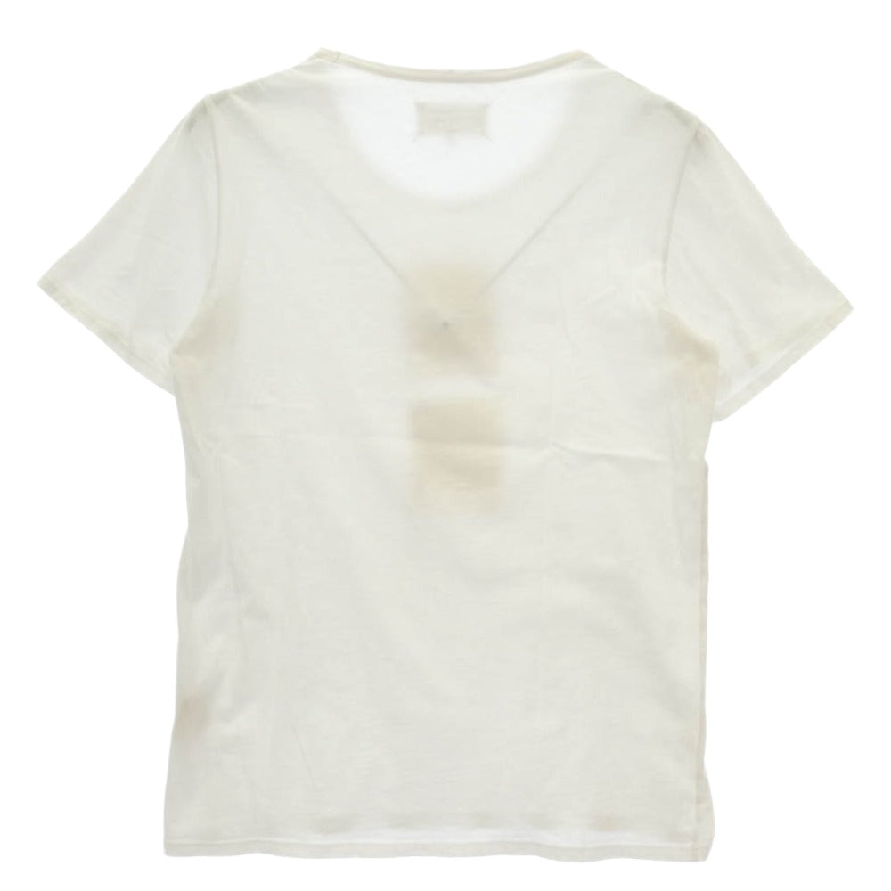 MAISON MARTIN MARGIELA メゾンマルタンマルジェラ 13SS S30GC0416 lights and shadow フォト グラフィック Tシャツ 半袖 カットソー 10ライン 四つタグ ホワイト系 46【中古】