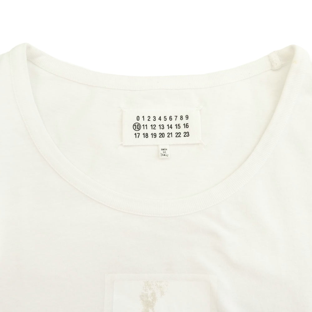 MAISON MARTIN MARGIELA メゾンマルタンマルジェラ 13SS S30GC0416 lights and shadow フォト グラフィック Tシャツ 半袖 カットソー 10ライン 四つタグ ホワイト系 46【中古】