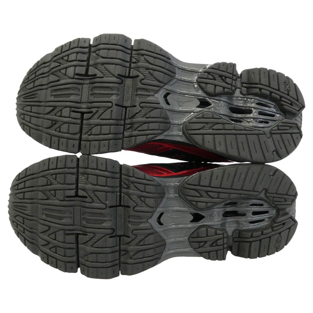 Mizuno ミズノ D1GA333706 Wave Prophecy LS ウェーブ プロフェシー スニーカー レッド系 ブラック系 25cm【極上美品】【中古】