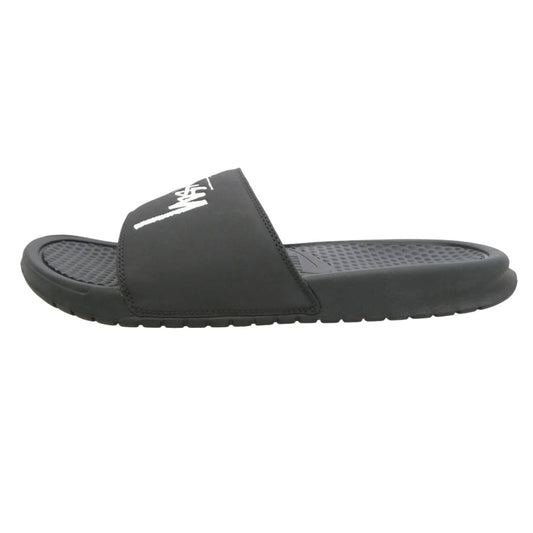 NIKE ナイキ STUSSY ステューシー CW2787-001 × Stussy ステューシー Benassi Slide ベナッシ スライド サンダル ブラック系 28cm【中古】