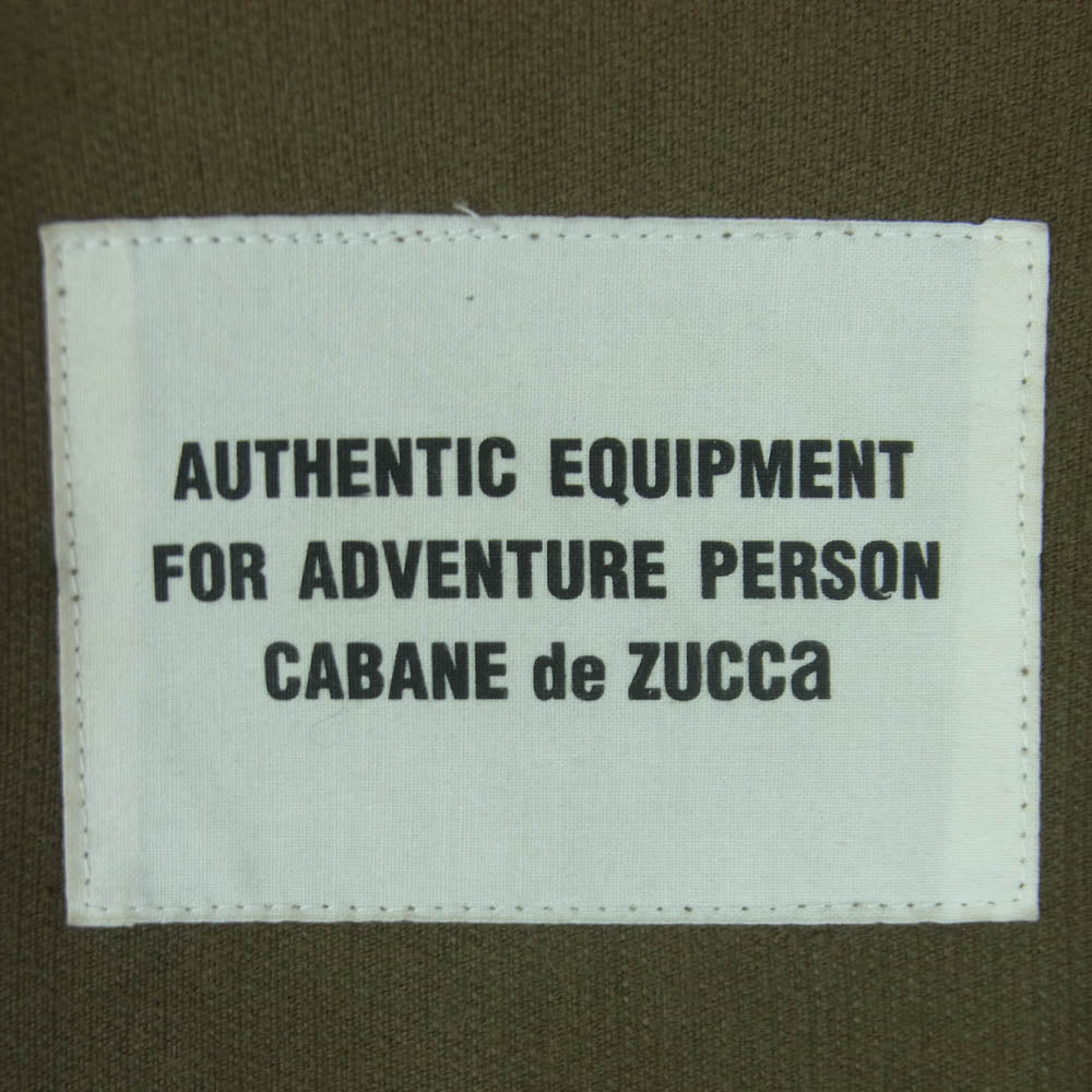ZUCCa ズッカ CZ84-FC584 コーデュロイ ジャケット ジップアップ コットン 日本製 カーキ系 M【中古】