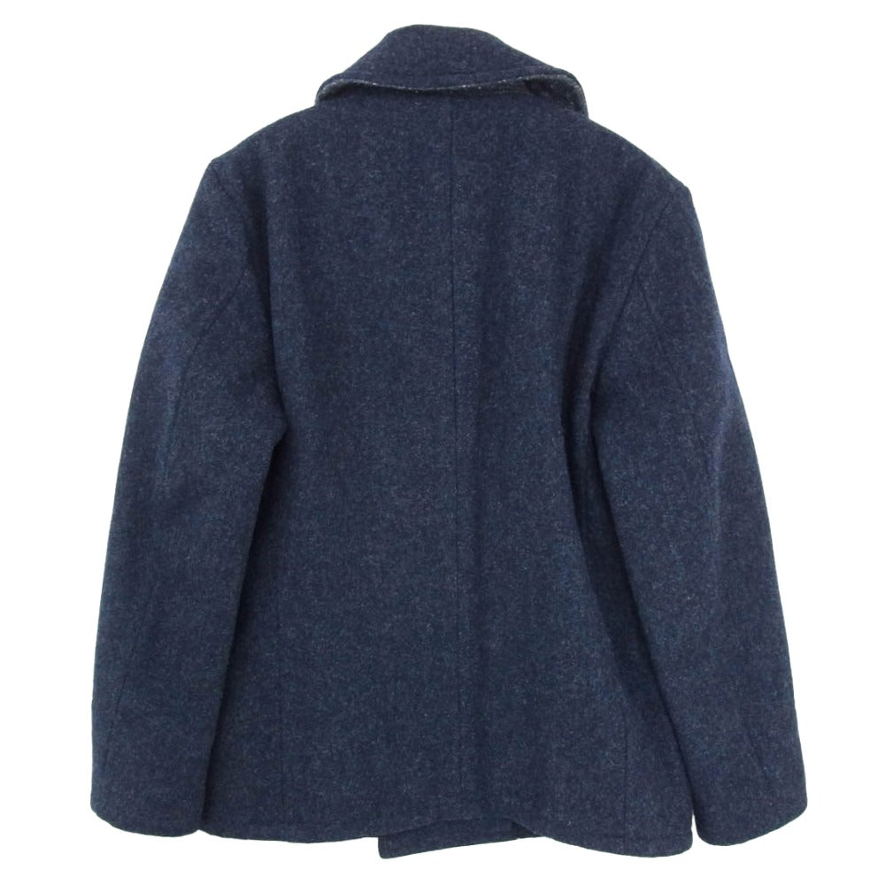 BLUE BLUE ブルーブルー pコート ピーコート 中綿キルティング ネイビー系【中古】