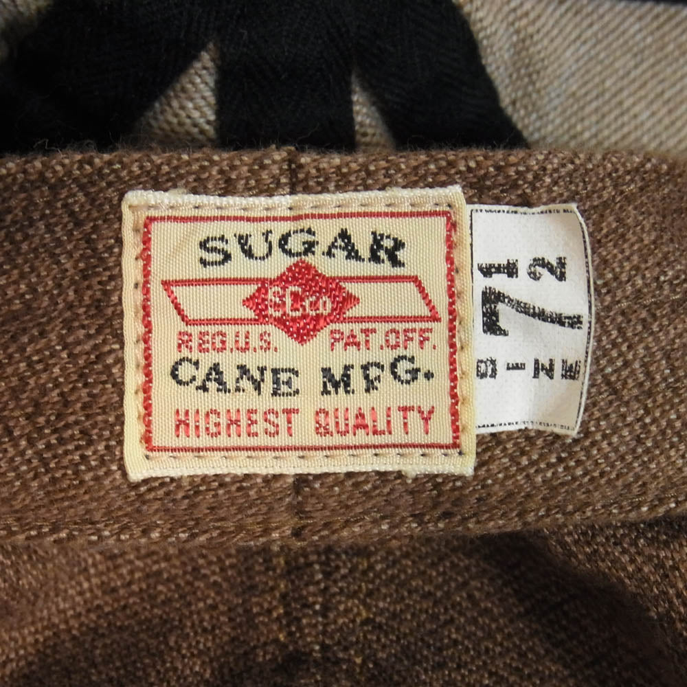 SUGAR CANE シュガーケーン キャスケット 帽子 ブラウン系 7 1/2【中古】