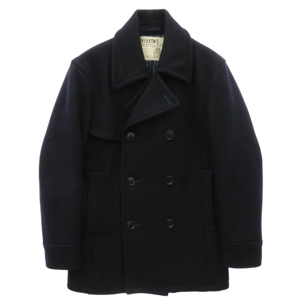 Pherrow's フェローズ 04f-pj2 POJ1 PEA COAT ピー コート ダークネイビー系 38【中古】