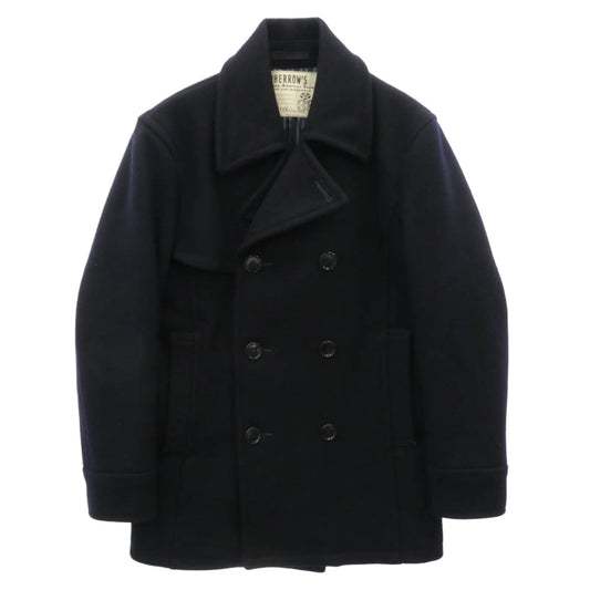 Pherrow's フェローズ 04f-pj2 POJ1 PEA COAT ピー コート ダークネイビー系 38【中古】