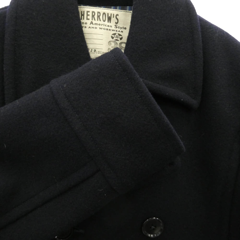 Pherrow's フェローズ 04f-pj2 POJ1 PEA COAT ピー コート ダークネイビー系 38【中古】