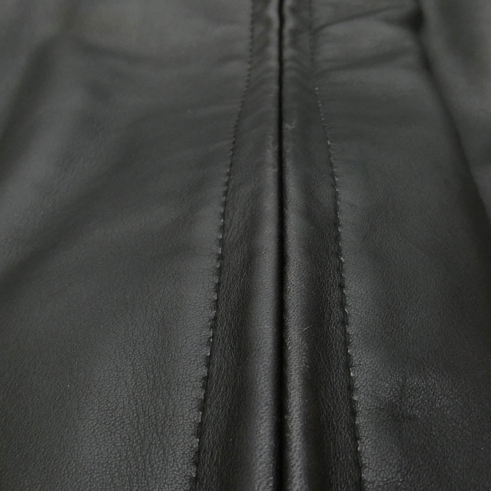 schott ショット 152 シングルライダース ボア ライナー付き USA製 レザージャケット ブラック系 38【中古】