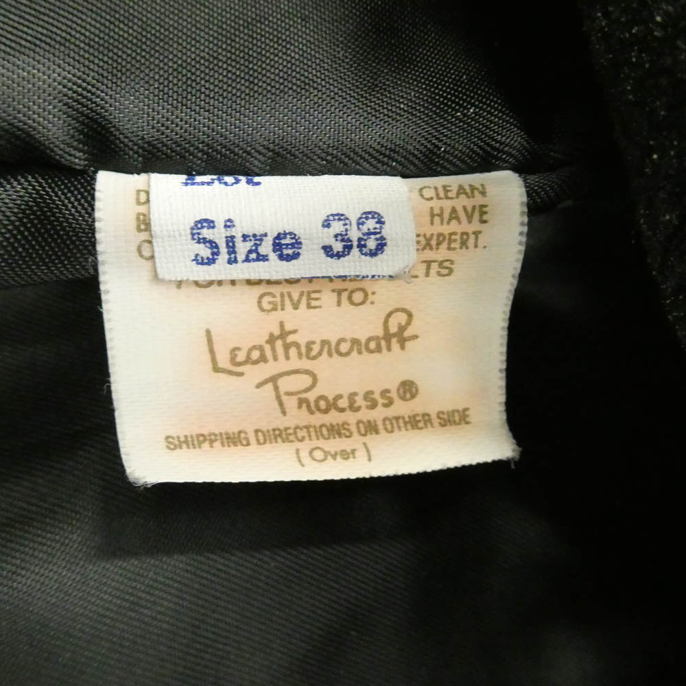 schott ショット 152 シングルライダース ボア ライナー付き USA製 レザージャケット ブラック系 38【中古】