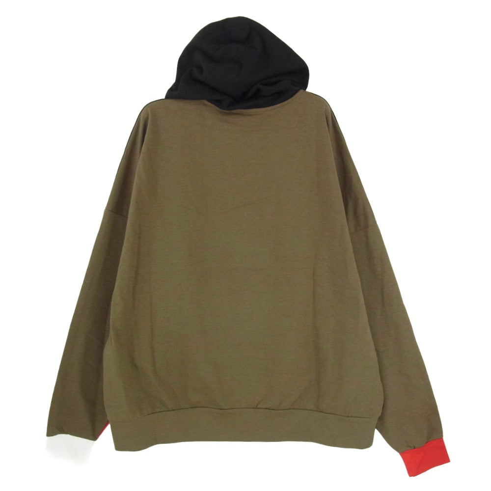 ENFOLD エンフォルド 300EA280-0040 CUT AND SEWN プルオーバー パーカー マルチカラー系 38【中古】