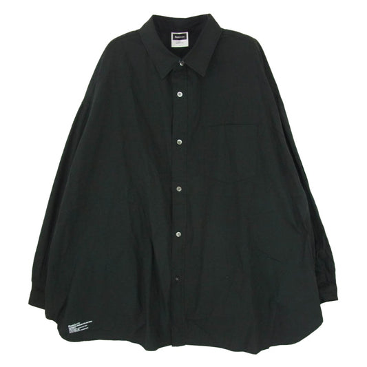 FreshService フレッシュサービス FSW-22-SH CORPORATE REGULAR COLLAR SHIRT コーポレート レギュラーカラー シャツ ブラック系 F【中古】