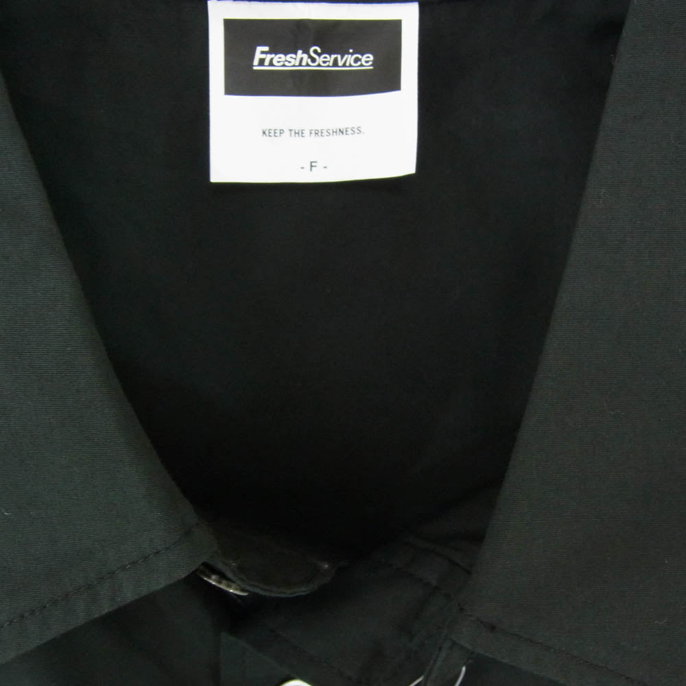 FreshService フレッシュサービス FSW-22-SH CORPORATE REGULAR COLLAR SHIRT コーポレート レギュラーカラー シャツ ブラック系 F【中古】