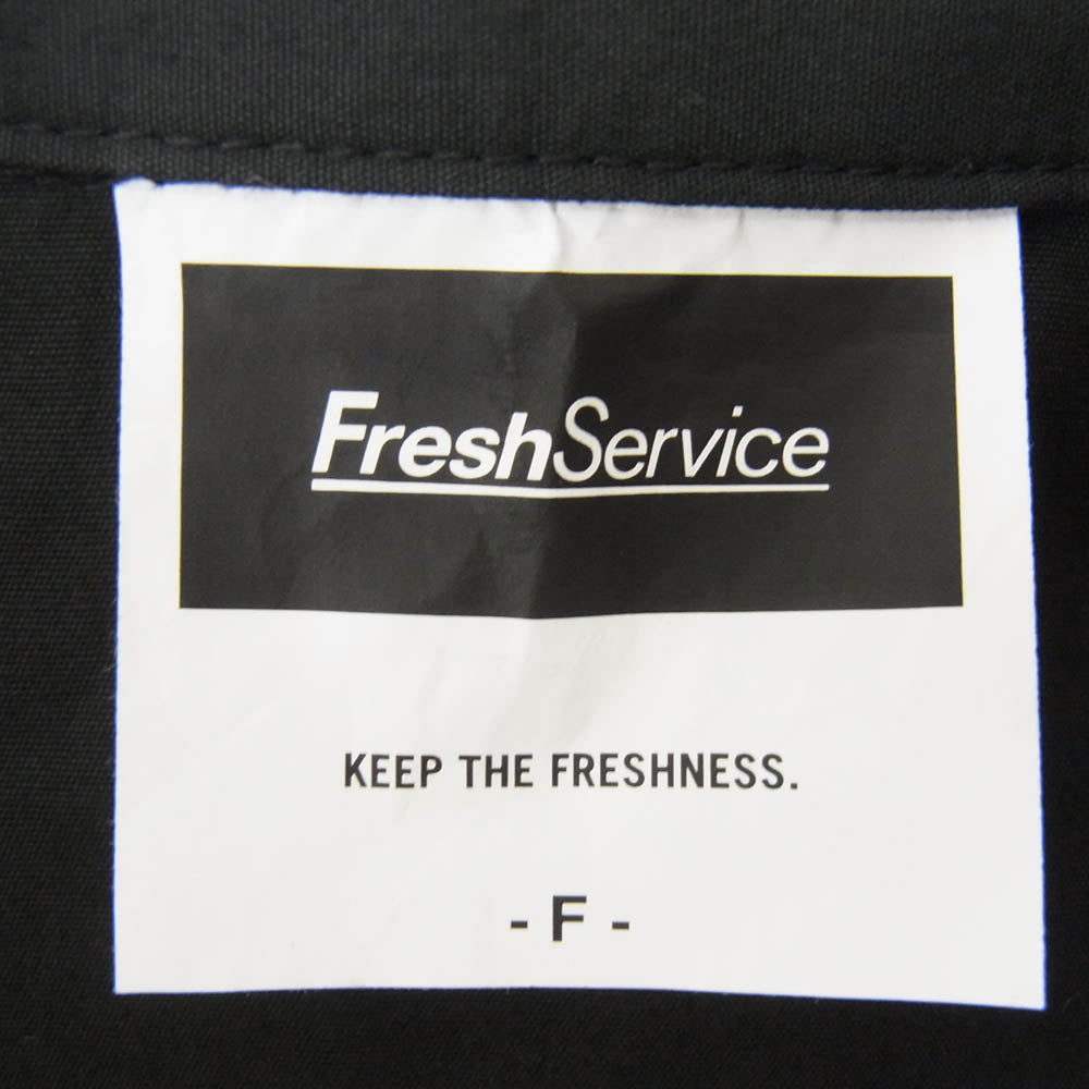 FreshService フレッシュサービス FSW-22-SH CORPORATE REGULAR COLLAR SHIRT コーポレート レギュラーカラー シャツ ブラック系 F【中古】