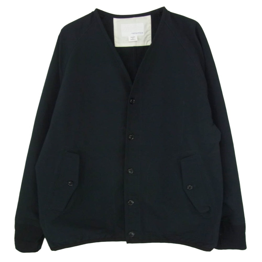 nanamica ナナミカ SUAS225 ALPHADRY Cardigan アルファドリー カーディガン ブラック系 S【中古】