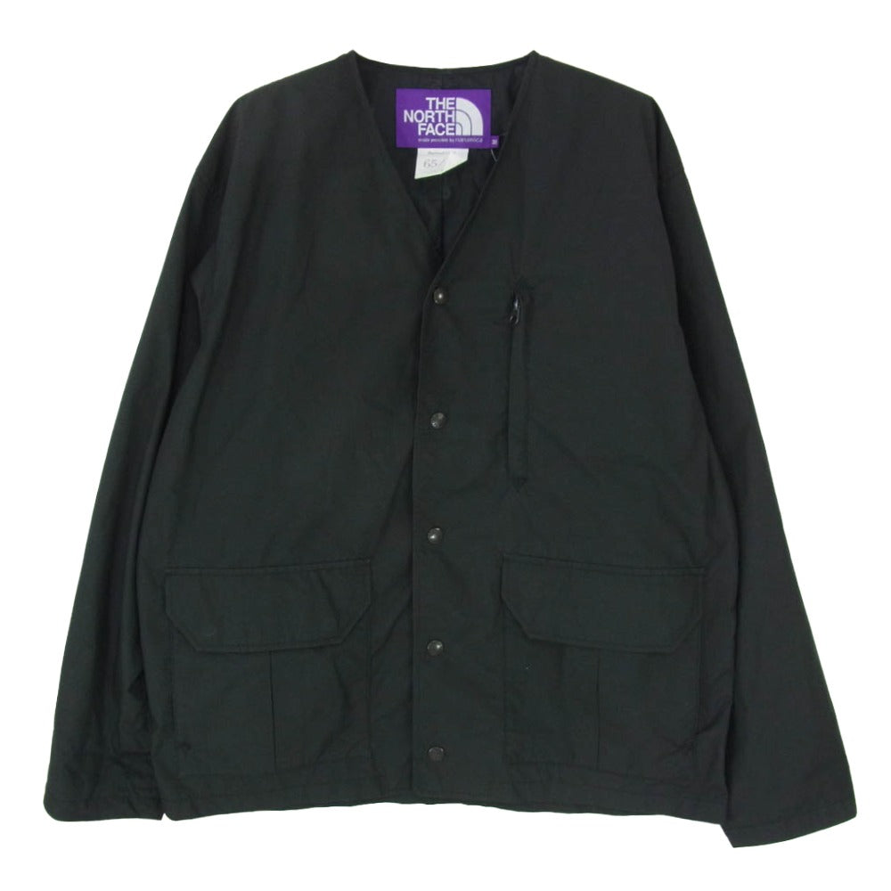 THE NORTH FACE ノースフェイス NP2102N PURPLE LABEL パープルレーベル Midweight 65/35 Hopper Field Cardigan ミッドウェイト ホッパー カーディガン ブラック系 M【中古】