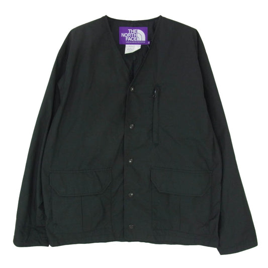 THE NORTH FACE ノースフェイス NP2102N PURPLE LABEL パープルレーベル Midweight 65/35 Hopper Field Cardigan ミッドウェイト ホッパー カーディガン ブラック系 M【中古】