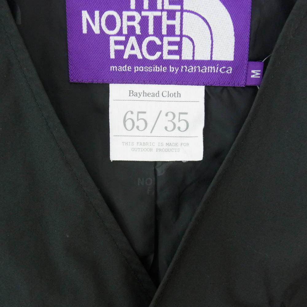 THE NORTH FACE ノースフェイス NP2102N PURPLE LABEL パープルレーベル Midweight 65/35 Hopper Field Cardigan ミッドウェイト ホッパー カーディガン ブラック系 M【中古】