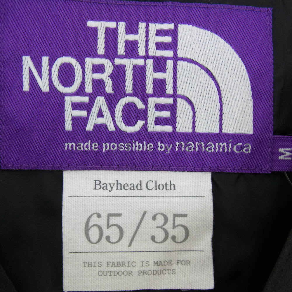 THE NORTH FACE ノースフェイス NP2102N PURPLE LABEL パープルレーベル Midweight 65/35 Hopper Field Cardigan ミッドウェイト ホッパー カーディガン ブラック系 M【中古】