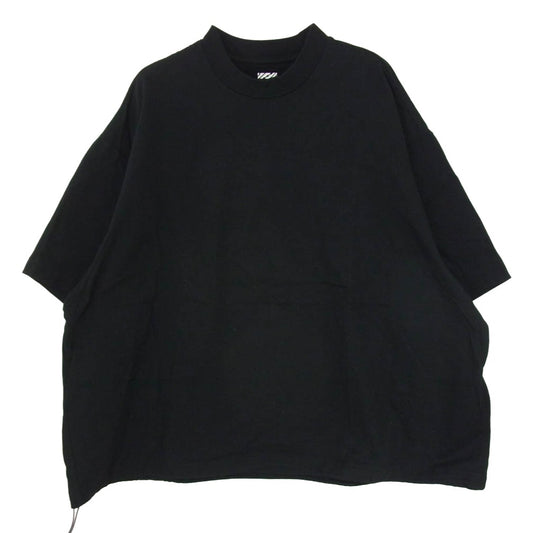 is-ness イズネス IS-NESS BALLOON SHORT SLEEVE T-SHIRT オーバーサイズ ドローコード 半袖 Tシャツ ブラック系 M【中古】