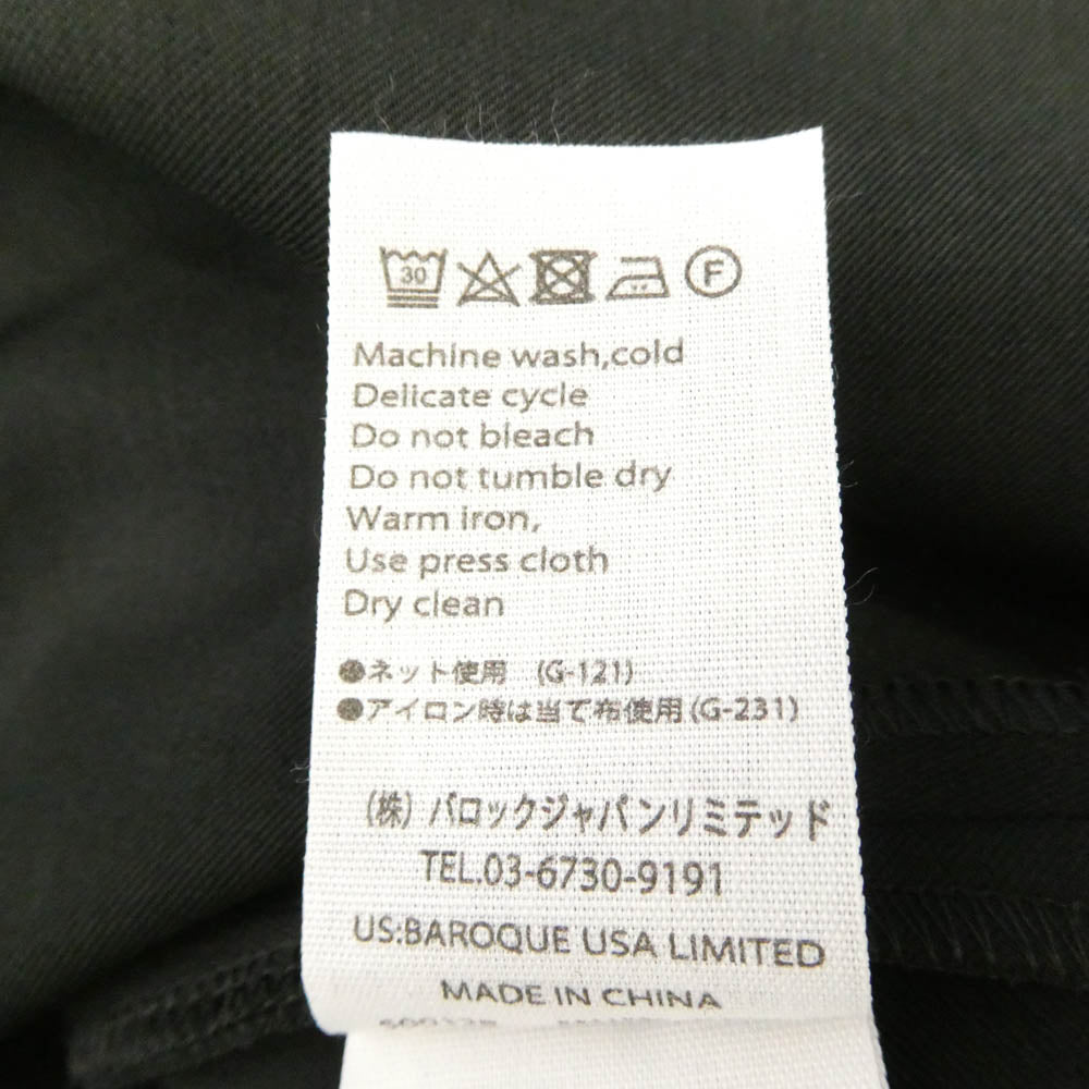 ENFOLD エンフォルド 21SS 300ES233-3120 COMFORTABLE TWILL BIGシルエットDRESS シャツ ワンピース ブラック系 36【中古】