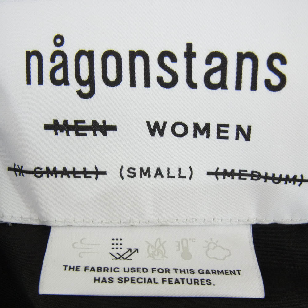 nagonstans ナゴンスタンス 470EA230-0940 PERTEX SHIELD パーテックス シールド レイヤー ライト ナイロン ジャケット ブラック系 S【中古】