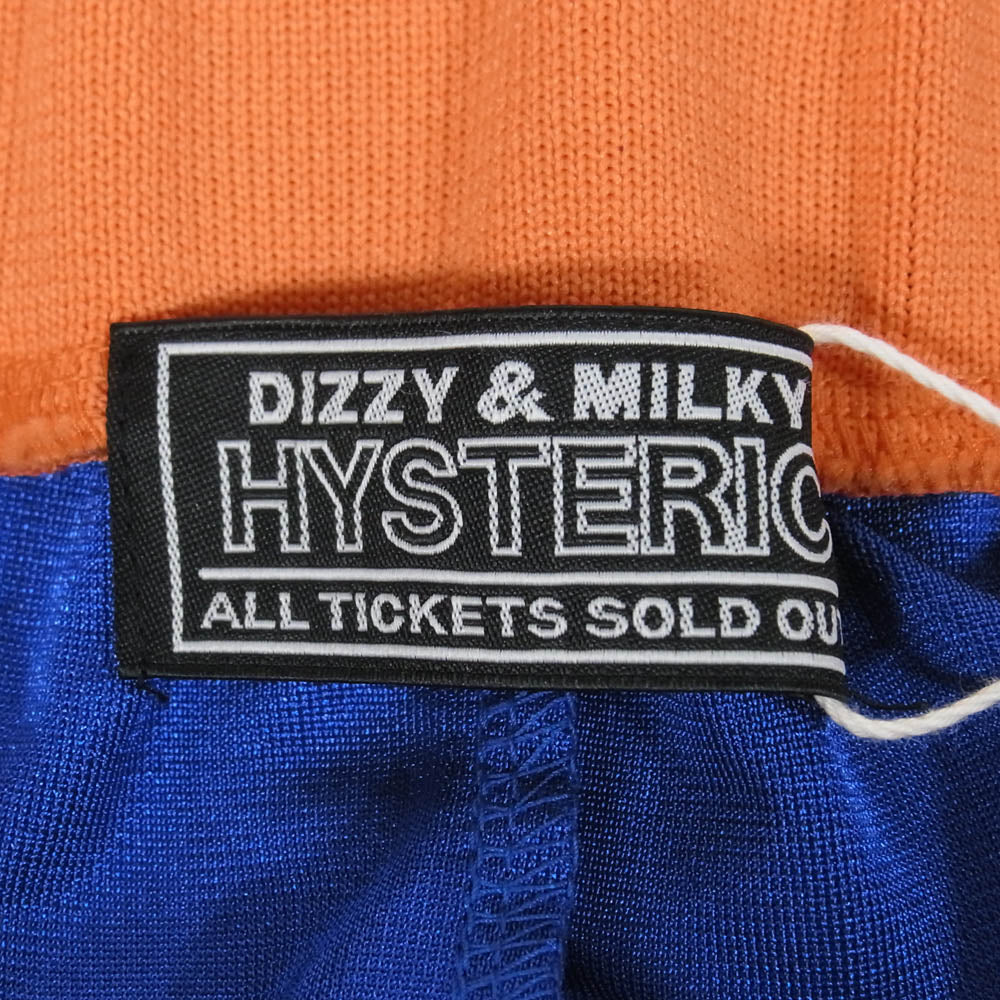 HYSTERIC GLAMOUR ヒステリックグラマー 26SS 02261CP07 HYS SPARK ハーフパンツ バスケットパンツ ロゴグラフィック ショーツ ブルー系 L【新古品】【未使用】【中古】