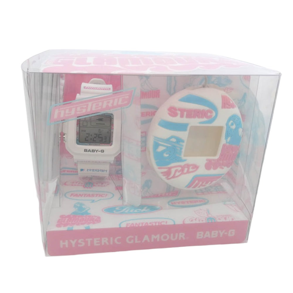 HYSTERIC GLAMOUR ヒステリックグラマー CASIO G-SHOCK カシオ ジーショック × Casio G-Shock Baby-G カシオ ジーショック ベビージー 腕時計 デジタルウォッチ ホワイト系【新古品】【未使用】【中古】