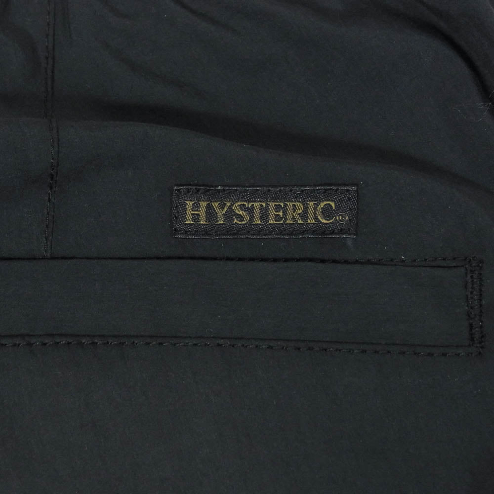 HYSTERIC GLAMOUR ヒステリックグラマー 26SS 02261AP11 カーゴパンツ メッシュ ドローコード コットン リサイクルナイロン パンツ ブラック系 L【極上美品】【中古】