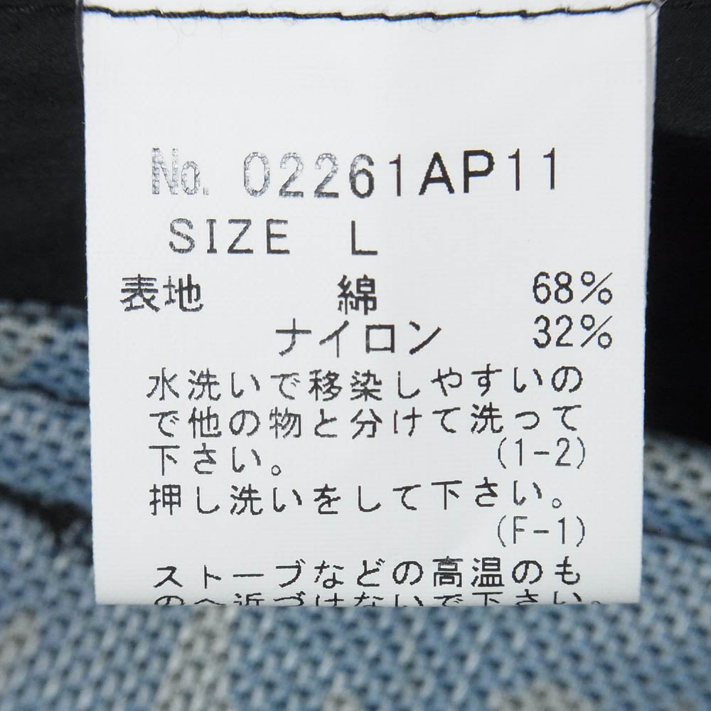 HYSTERIC GLAMOUR ヒステリックグラマー 26SS 02261AP11 カーゴパンツ メッシュ ドローコード コットン リサイクルナイロン パンツ ブラック系 L【極上美品】【中古】