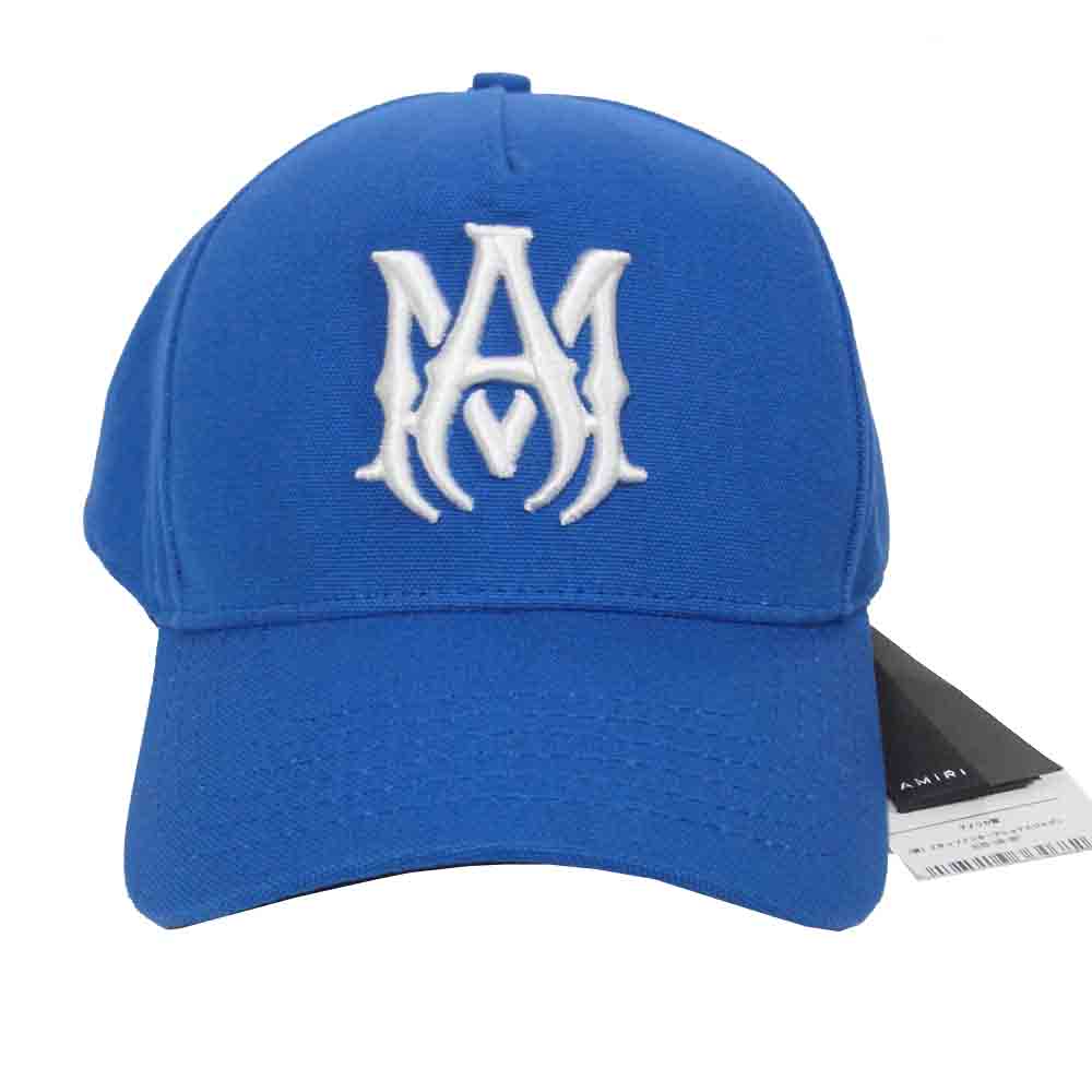 AMIRI アミリ SRAMHACP1016SMRBC012 FULL CANVAS MA HAT フル キャンバス トラッカー ハット ロゴ キャップ ブルー系 UNI【新古品】【未使用】【中古】
