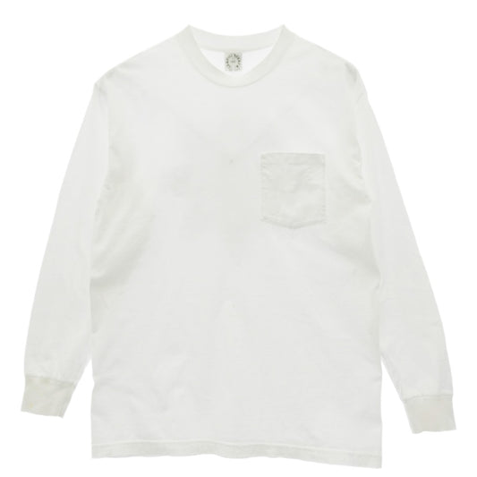 CHROME HEARTS クロムハーツ（原本無） OLD FLORAL CROSS L/S T-SHIRT オールド フローラルクロス バックプリント 長袖Tシャツ【中古】