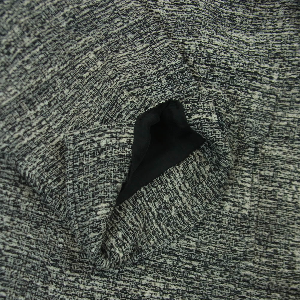 SOPHNET. ソフネット 26SS SPNT-260032 FANCY TWEED HOODED SHIRT ファンシー ツイード フーデッド シャツ ジャケット グレー系 3【新古品】【未使用】【中古】