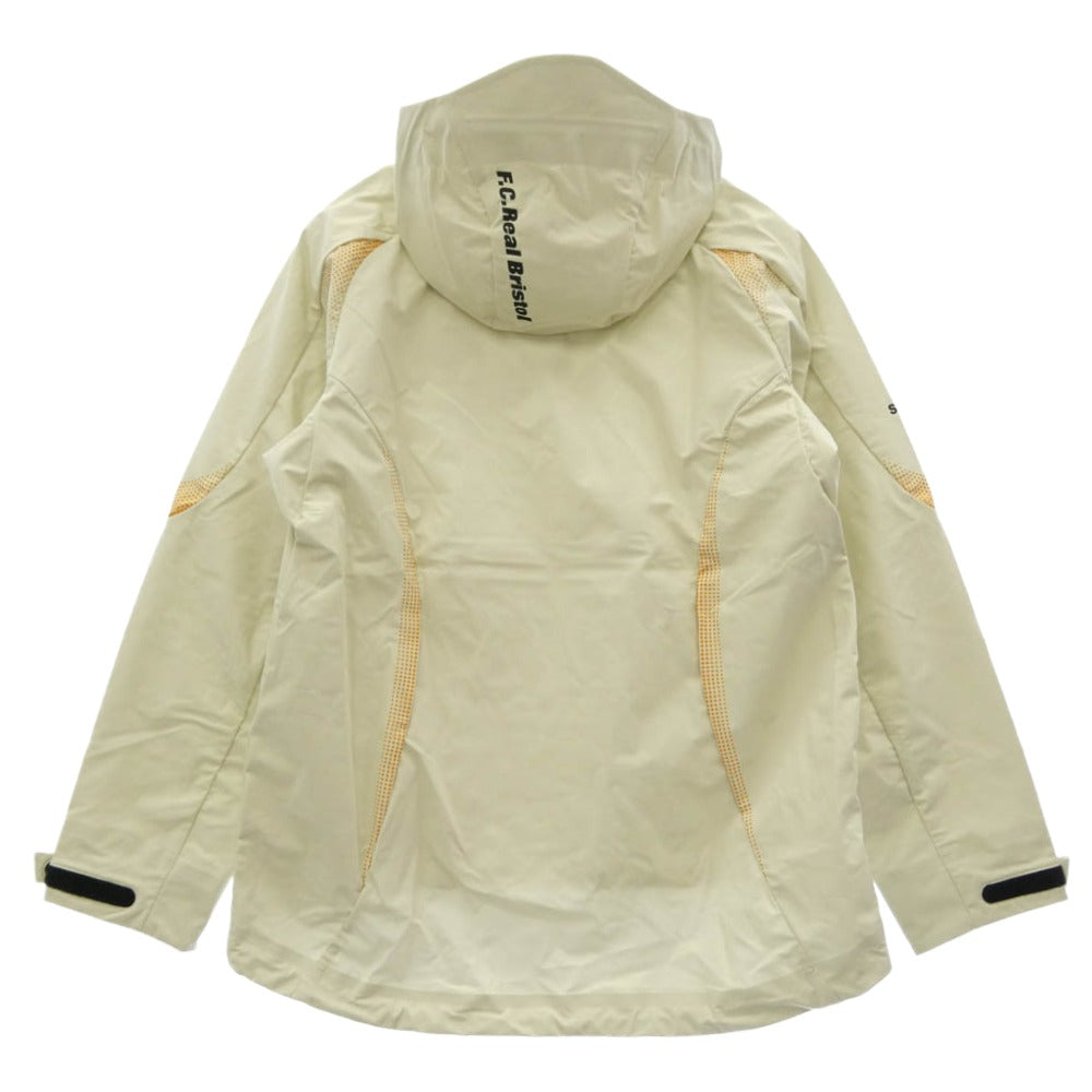 F.C.R.B. エフシーアールビー 25SS FCRB-250000 AUTHENTIC UTILITY TEAM HALF ZIP JACKET オーセンティック ユーティリティ チーム ハーフジップ ナイロンジャケット オフホワイト系 M【新古品】【未使用】【中古】