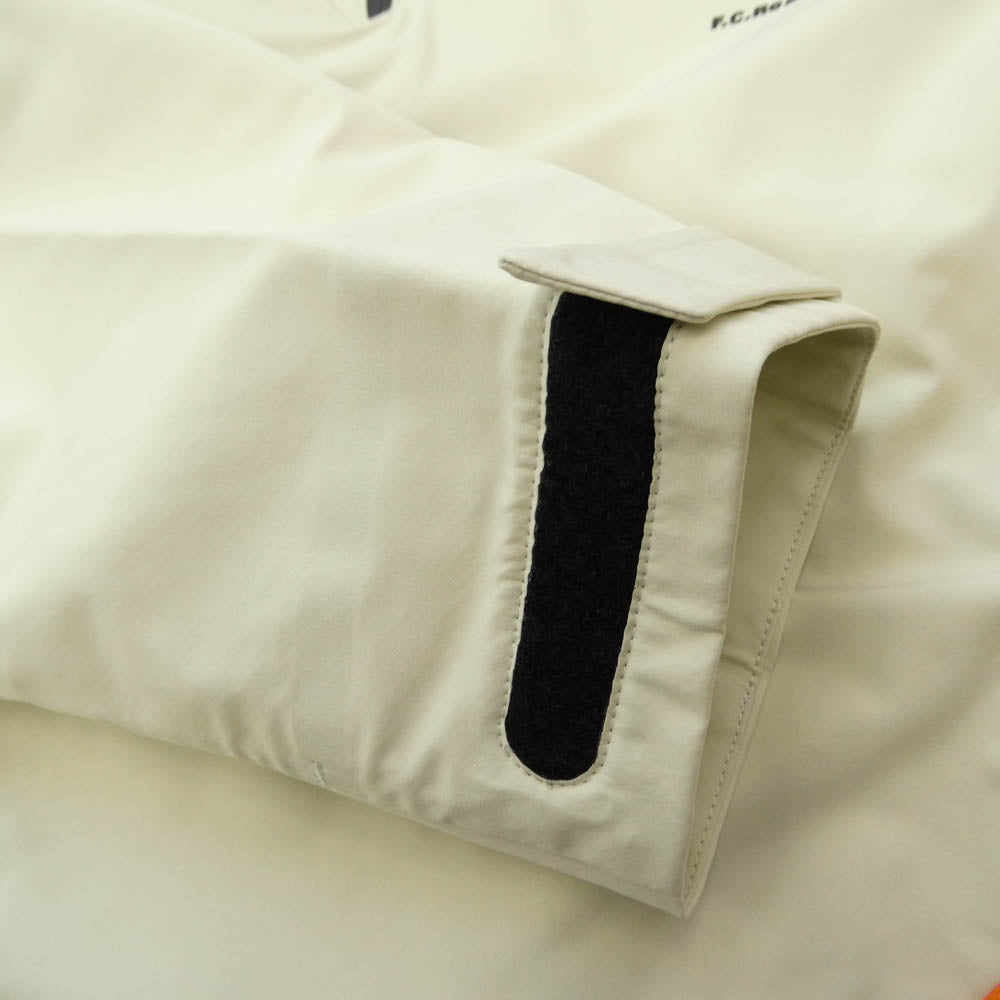 F.C.R.B. エフシーアールビー 25SS FCRB-250000 AUTHENTIC UTILITY TEAM HALF ZIP JACKET オーセンティック ユーティリティ チーム ハーフジップ ナイロンジャケット オフホワイト系 M【新古品】【未使用】【中古】