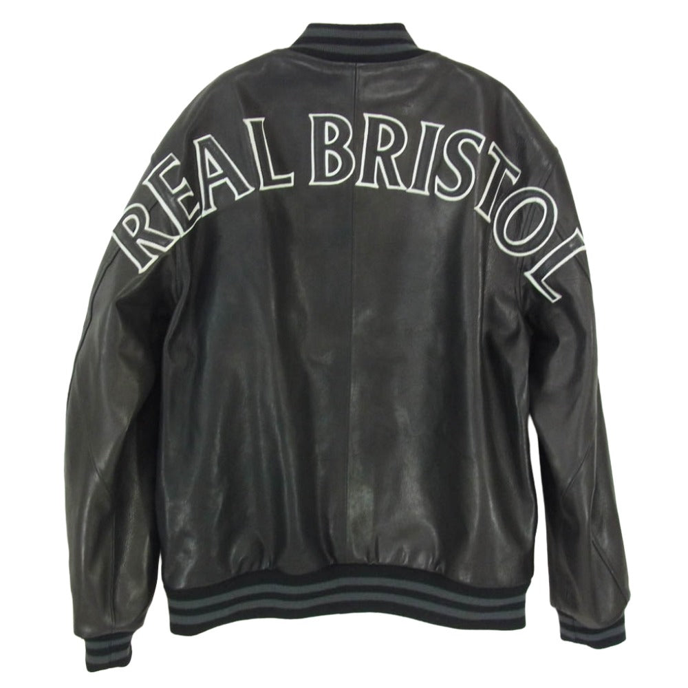 SOPHNET. ソフネット 26SS FCRB-260000 LEATHER TEAM VARSITY BLOUSON レザー チーム バーシティ ブルゾン スタジアムジャケット ブラック系 M【新古品】【未使用】【中古】