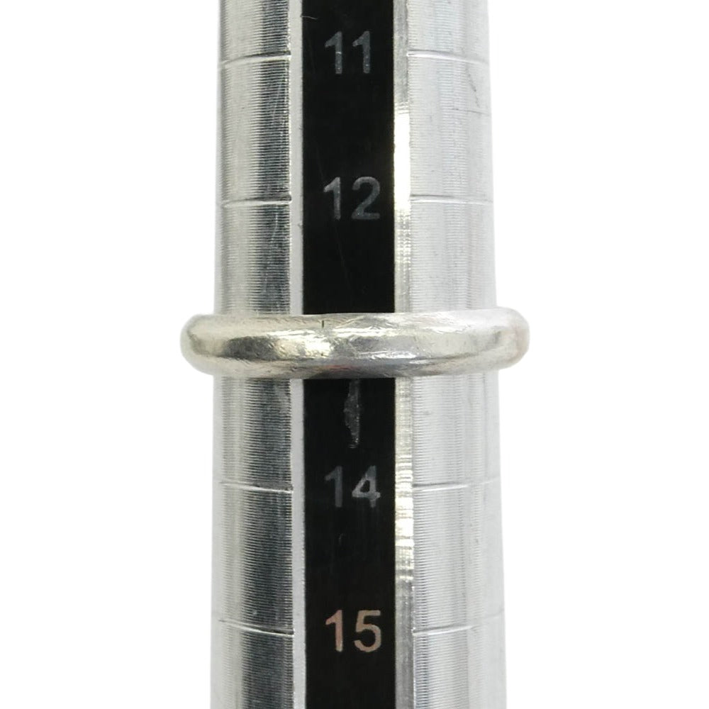 ザサン プレーン リング シルバー系 13号【中古】