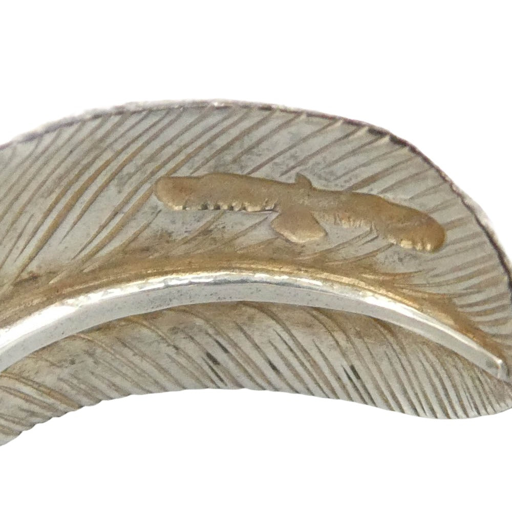 ザサン フェザー リング シルバー系 18号【中古】